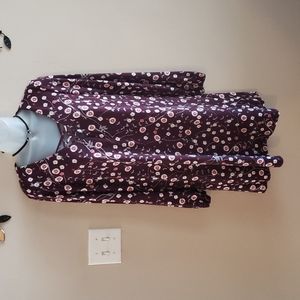 Chetta B Floral LongSleeved Dress